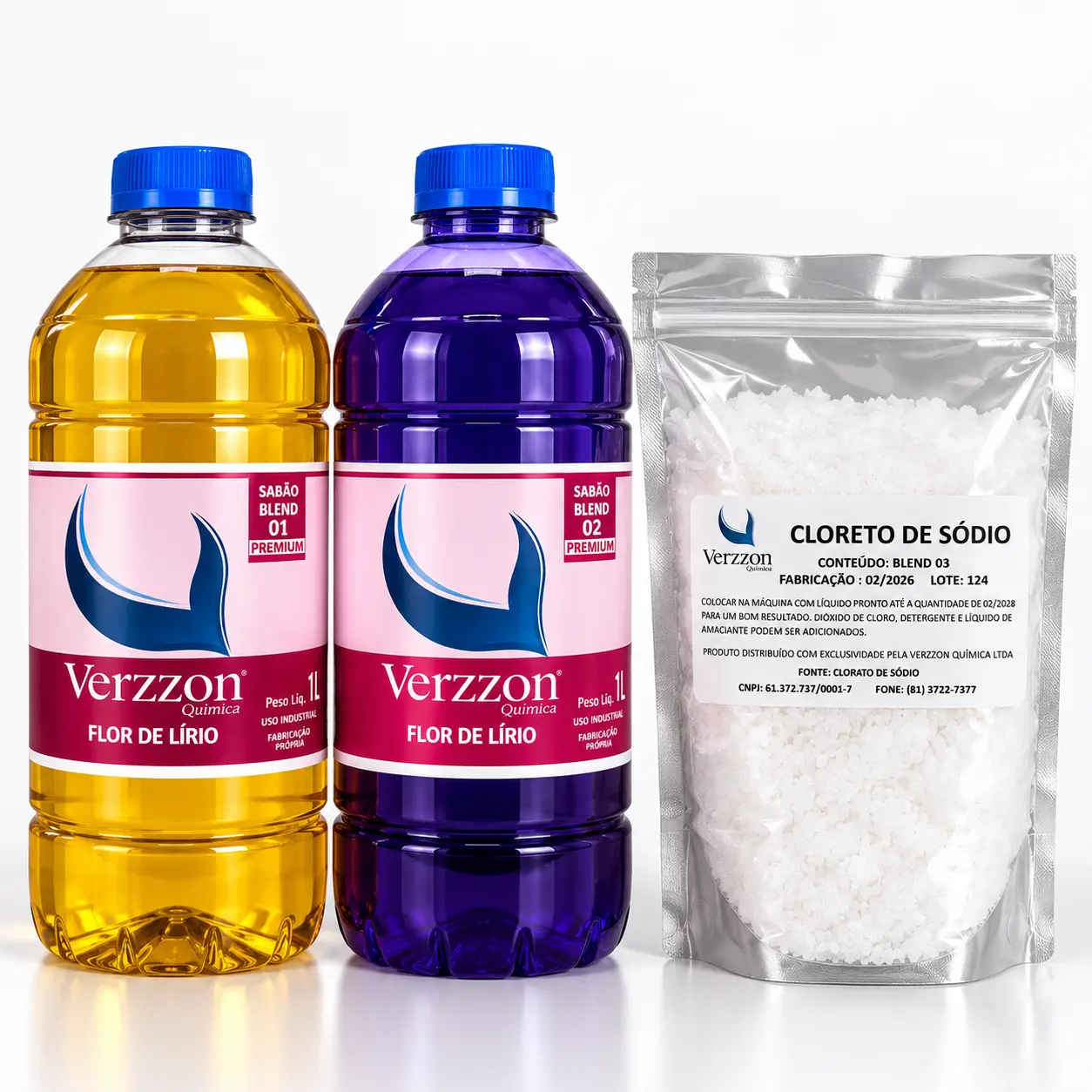 Sabão Verzzon Flor de Lírio + Cloreto de Sódio